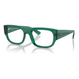 Lentes Ray Ban Rx7218 8262 Kristin Transparent Green Nuevo