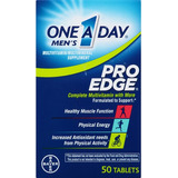 One A Day Vitaminas Men Hombre Pro Edge 50 Tabletas Sabor Sin Sabor
