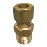 União Porca Anilha Compressão 1/4 Npt Ex X Tubo Cobre 3/8