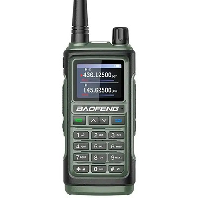 Baofeng Radio Uv-17 Walkie Talkie Uhf Vhf 1000 Canales Verde Bandas de frecuencia 20.5KHz | 12.5KHz Color Verde oscuro | Envío gratis