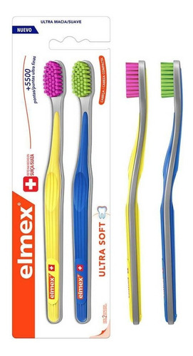 Cepillo Dental Elmex Ultra Soft 2 Unidades