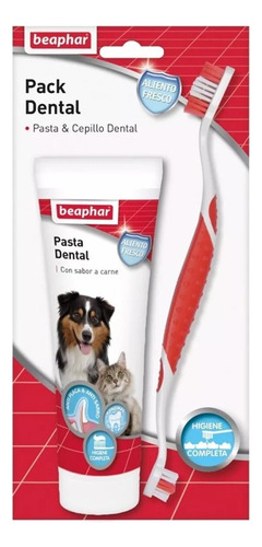 Beaphar Pack Dental Pasta De 100g + Cepillo Para Perro Gato