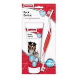 Beaphar Pack Dental Pasta De 100g + Cepillo Para Perro Gato