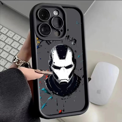 Funda De Teléfono Para iPhone Con Dibujos Animados De Marvel