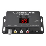 Modulador De Tv Modulador Link Rf Tm80 Para Conversor Av