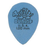 Hoja Tortex Pequeña En Forma De Lágrima De 1 Mm, Azul Con 36 Dunlop