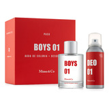 Colonia Niños Mimo & Co Boys 01 Edc 100ml + Deo 120ml Set