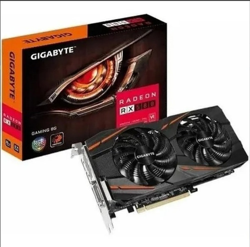 Placa De Vídeo Amd Gigabyte Gaming Radeon Rx 500 Series 8gb