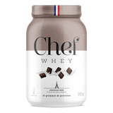 Chef Whey 907g Protein Sem Lactose Original Chocolate Amargo