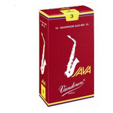  Vandoren Java Roja Cañas Saxofón Alto - 10 Cañas 