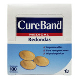 Venditas Adhsivas Cureband Premium Redondas C/100pz