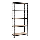 Mega Rack 5 Estantes 1.80 Mts Negro