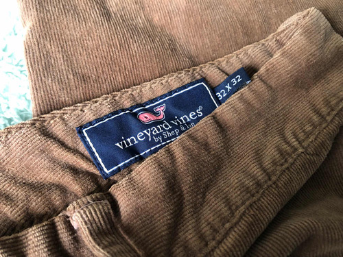 Pantalón Vineyard Vines 32x32 Pana No Levis Guess Diesel