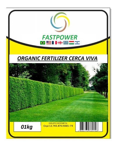 Adubo Para Cerca Viva  Fastpower 01kg Premium