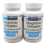 Kit 2 Frascos Magnésio Dimalato Mineral Nutri Plus Quelato