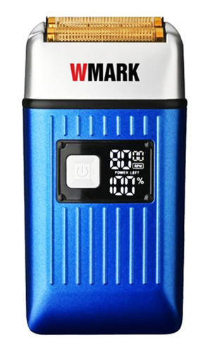 Maquina De Shaver Barbeiro Profissional Wmark Ng 996 Azul