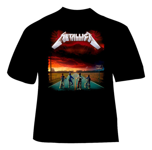 Polera Metallica - Ver 14 - Stranger Things