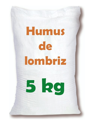 Humus De Lombriz Abono Orgánico 5 Kg