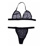 Conjunto Ropa Interior Mujer Panty Bralette Sexy Lencería