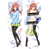 Almohada Miku Nakano Hentai Quintillizas 70x25cm Con Relleno