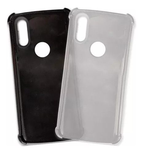 Funda Tpu Para Xiaomi Redmi Note 7 Negra / Transparente