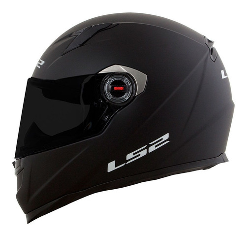 Capacete Feminino Ls2 Ff358 Monocolor Preto Fosco