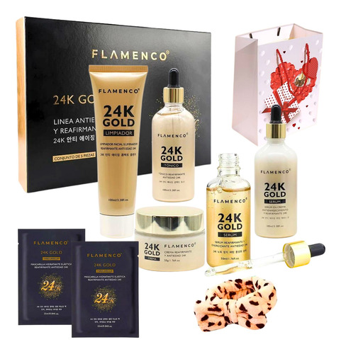 Kit Skin Care 24k Anti Arrugas Reafirmante Flamenco