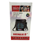 Bocina Link Bits 8 Pulgadas Bluetooth Tws Radio Fm Microfono