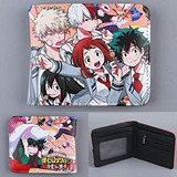 Anime My Hero Academia Cosplay Short Wallet Bifold Leather