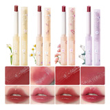 4 Colores Jelly Lipstick, Espejo Hidratante Hidratante De La