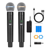 2.4 Ghz Microfono Inalambricos Microfono Karaoke 2 Piezas