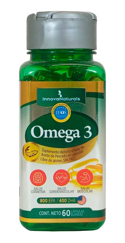 Omega 3 | 800epa/400dha  | Certificado Ifos | 60 Cáps