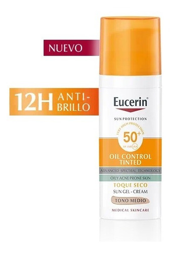 Protector Solar Facial Anti Brillo | Tono Medio | Eucerin