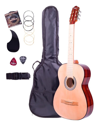 Guitarra Acústica Hecha En Paracho, Paquete Con Accesorios | Meses sin interés