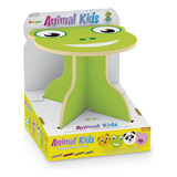 Banco Infantil Junges Sapinho Frog Animalkids Madeira Mdf