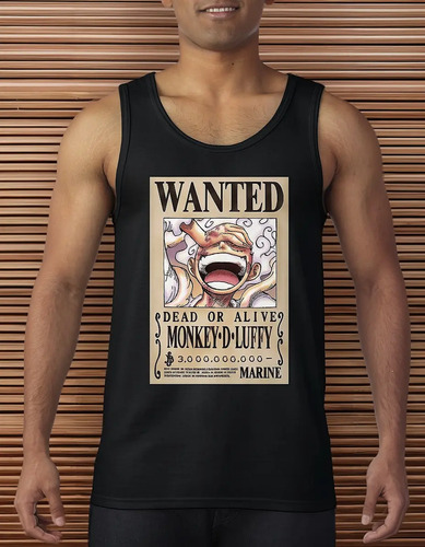 Playera Tanktop Monkey D. Luffy Gear 5 Joy Boy One Piece