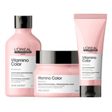 Loreal Kit Vitamino Color Shampoo + Acondicionador + Máscara