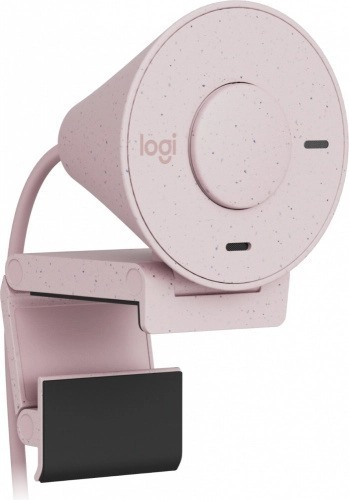 Camara Web Logitech Brio 300 Color Rosa Fhd 1080 30fps Micro