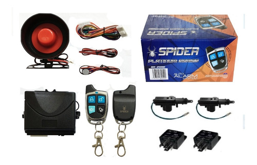 Alarma Spider Sr-2500 + 2 Seguros Electricos + 2 Relays