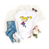 6 Playera Blusa Dama Estampado De Moda Rugrats Mayoreo