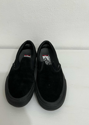 Panchas Vans Negras Gamuza Men 7.0 Plantilla 25 Cm