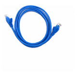 Cabo De Rede Patch Cord Blindado Cat5e Azul Blindado