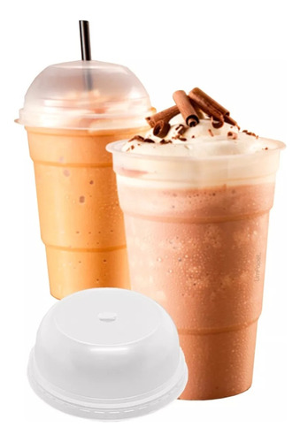 Vaso Milano Frappe Descartable Con Tapa A Eleccion X 100 Un