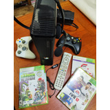 Xbox 360 Slim Impecable, 2 Joysticks, Con 3 Juegos