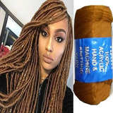 6 Hilos Lana Kanekalón Para Trenzas Africanas Y Rastas Rollo