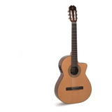 Guitarra Electroacustica Admira Juanita Ecf Nylon Española Color Abeto