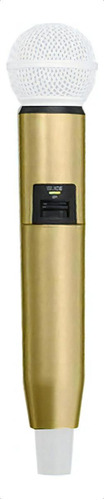 Capa Bastão P/microfone Sem Fio Colorida Shure Wa723-gld Cor Dourado