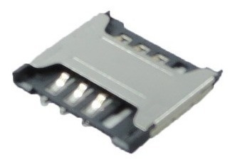 Conector Leitor Slot Chip Sim Card Positivo 6 Pinos