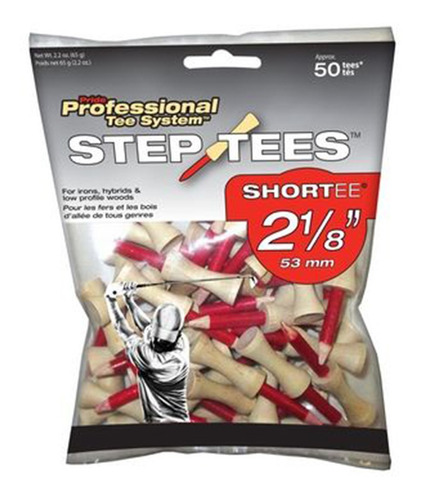 Tee Pride Sports Pts Wood - 2-1/8   / 50 Tees (2 Paquetes)