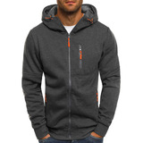 Chaqueta Capucha Deportiva Fitness Casual Sudadera Cardigan